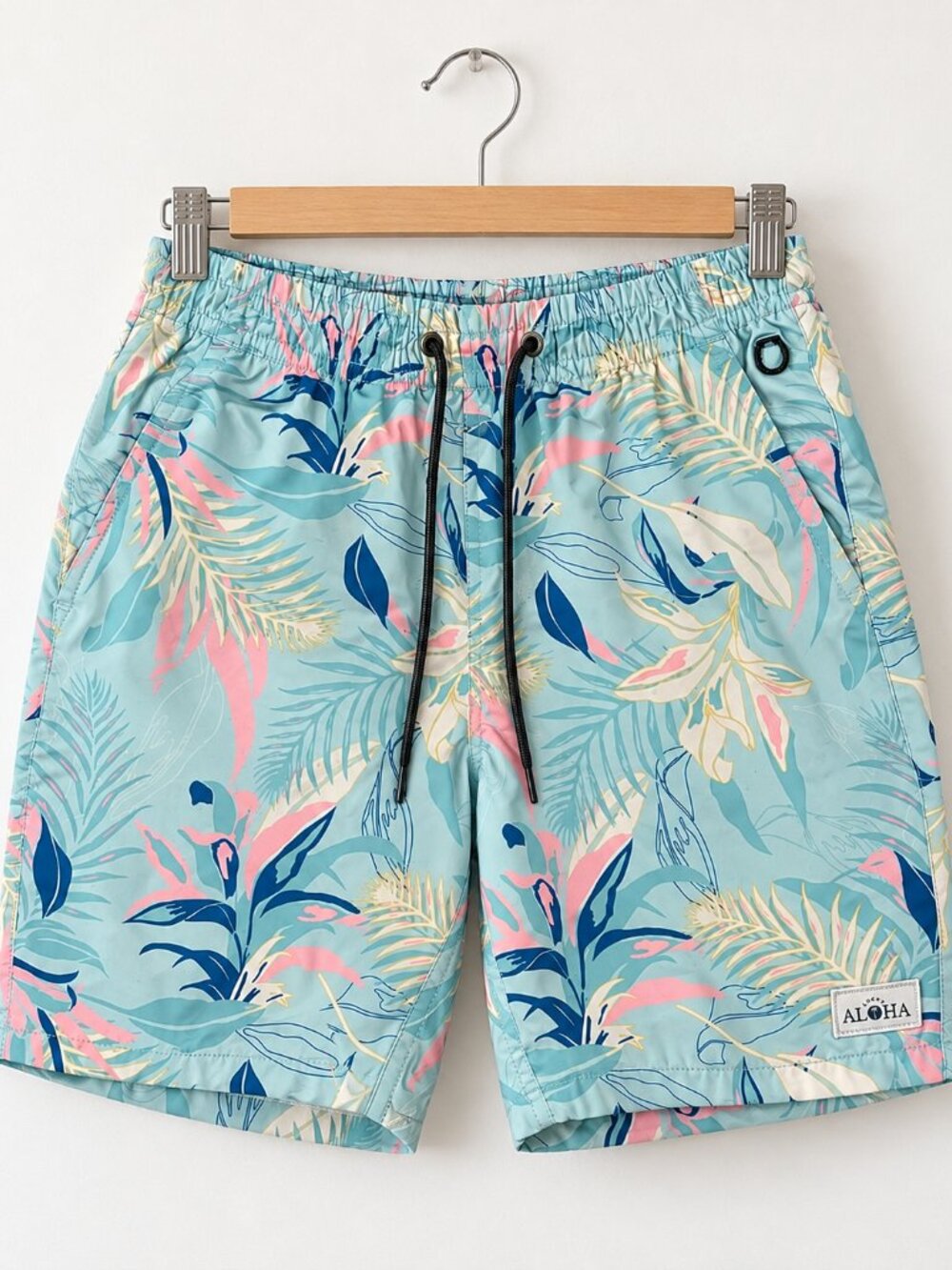 Lucky Aloha Tides Tropical Volley Swim Trunks Men’s S